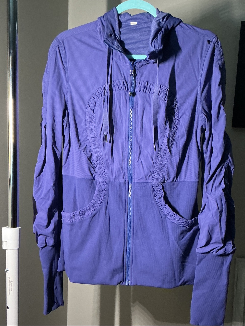 lululemon athletica Deep Purple Hooded Zip Jacket